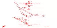 GUIDON pour Honda CR 80 R BIG WHEEL de 1997