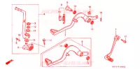PEDALE pour Honda CR 80 R BIG WHEEL de 1997