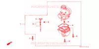 PIECES DE CARBURATEUR pour Honda CR 80 R BIG WHEEL de 1997