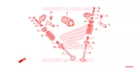 ARBRE A CAMES   SOUPAPE pour Honda CRF 125 F BIG WHEELS de 2015