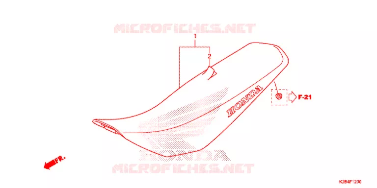 SELLE Honda MOTO 125 CRF 2015  CRF125FF