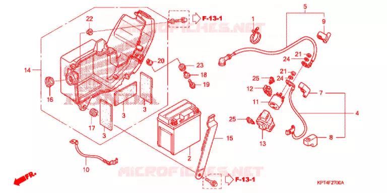 BATTERIE Honda MOTO 150 CRF 2006  CRF150F6