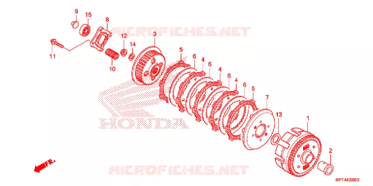 EMBRAYAGE Honda MOTO 150 CRF 2012  CRF150FC