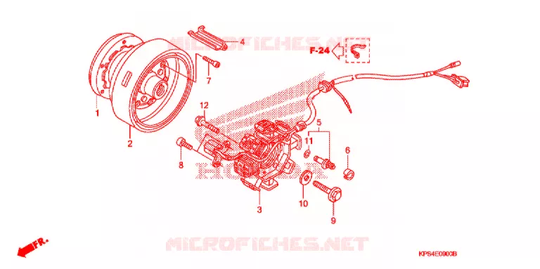 ALTERNATEUR Honda MOTO 230 CRF 2004  CRF230F4