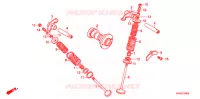 ARBRE A CAMES   SOUPAPE pour Honda CRF 230 L de 2008