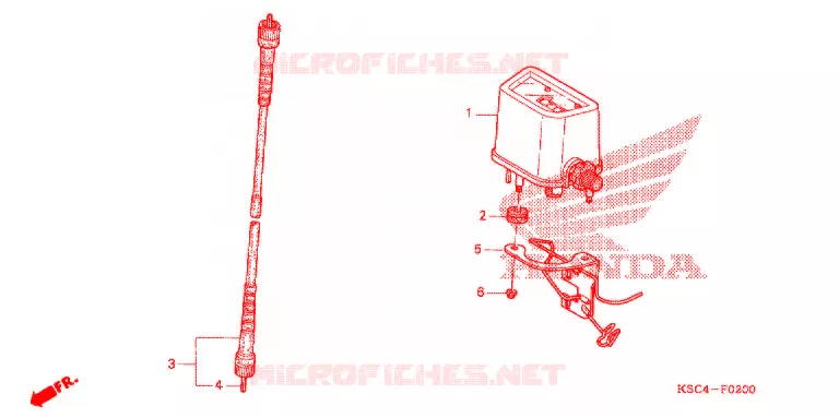 COMPTEUR Honda MOTO 250 CRF 2008  CRF250X8