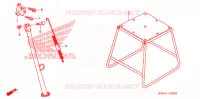 BEQUILLE pour Honda CRF 250 X de 2009
