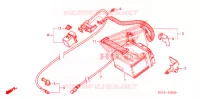 BATTERIE pour Honda CRF 250 X de 2009