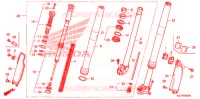 FOURCHE pour Honda CRF 250 X de 2009