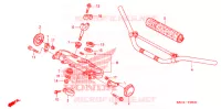 GUIDON   TE DE FOURCHE pour Honda CRF 250 X de 2009