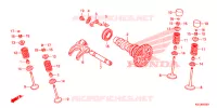 ARBRE A CAMES   SOUPAPE pour Honda CRF 250 X de 2013