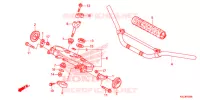 GUIDON   TE DE FOURCHE pour Honda CRF 250 X de 2013