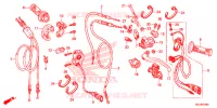 LEVIER DE GUIDON   CABLE   COMMODO pour Honda CRF 250 X de 2013