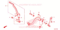 PEDALE   KICK pour Honda CRF 250 X de 2013