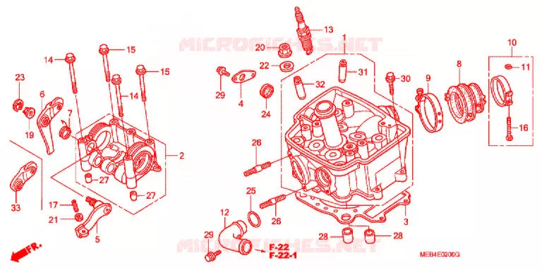 CULASSE Honda MOTO 450 CRF 2006  CRF450R6