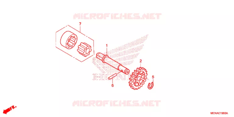 POMPE A HUILE Honda MOTO 450 CRF 2014  CRF450RE