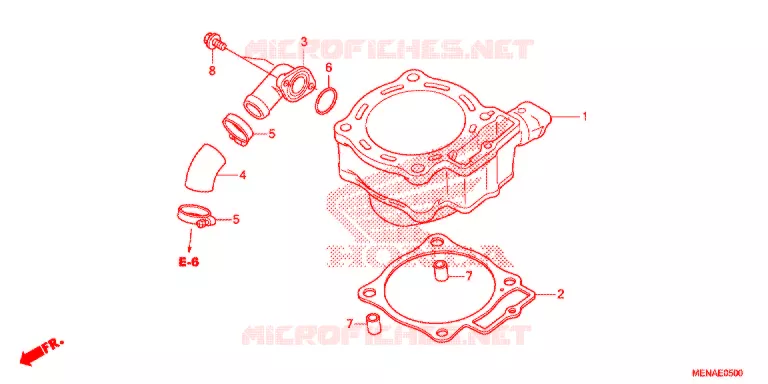 CYLINDRE Honda MOTO 450 CRF 2015  CRF450RF