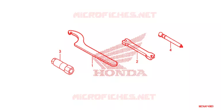 OUTIL Honda MOTO 450 CRF 2015  CRF450RF