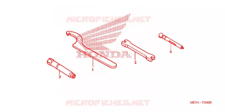 OUTIL Honda MOTO 450 CRF 2008  CRF450X8