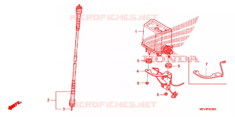 COMPTEUR Honda MOTO 450 CRF 2010  CRF450X9