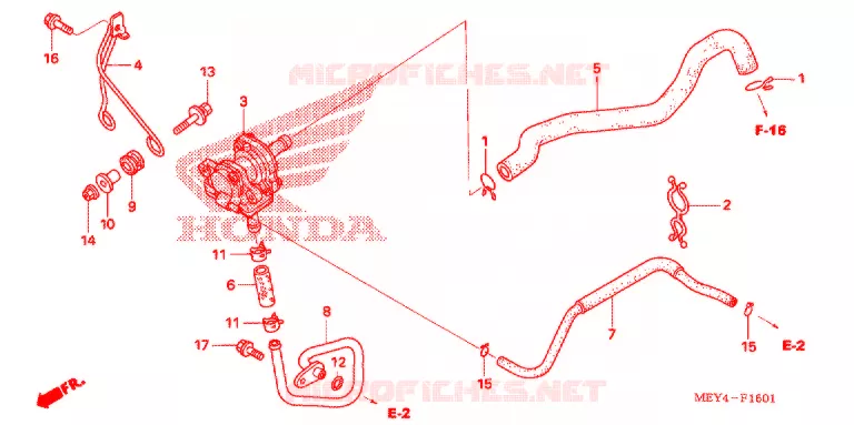 FILTRE A AIR - SOUPAPE D'AIR Honda MOTO 450 CRF 2009  CRF450X9