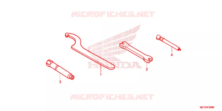 OUTIL Honda MOTO 450 CRF 2016  CRF450XG