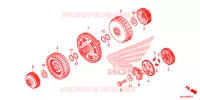 EMBRAYAGE (CTX700D) pour Honda CTX 700 DCT ABS de 2014