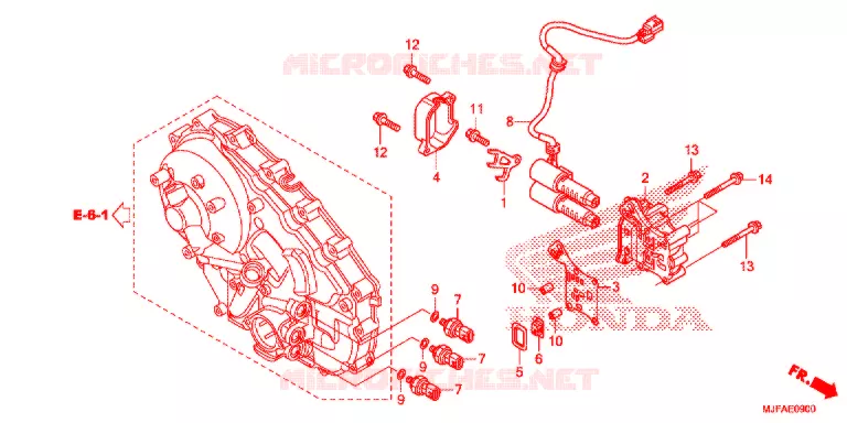 SOLENOIDE LINEAIRE Honda MOTO 700 CTX 2015  CTX700DF