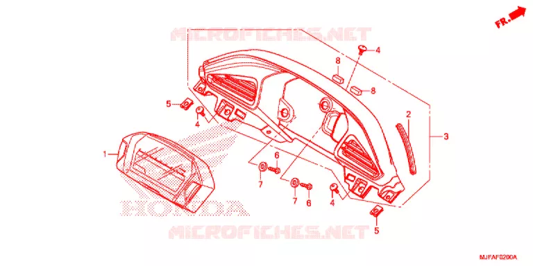 COMPTEUR Honda MOTO 700 CTX 2014  CTX700E