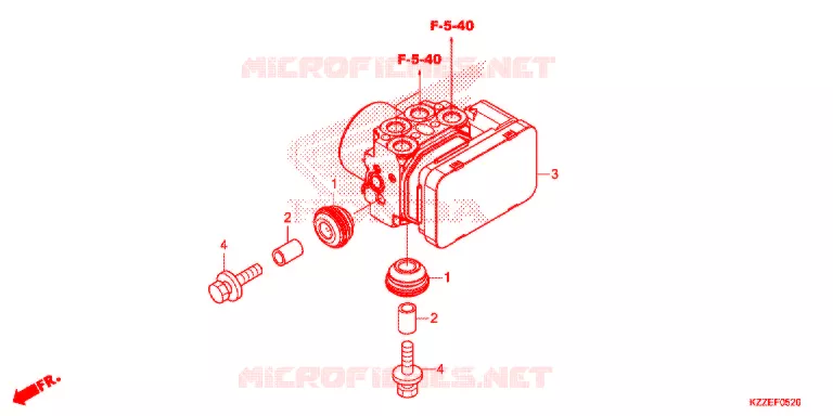 MODULATEUR ABS Honda MOTO 250 CRF 2018  CRF250LAH