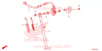 BEQUILLE pour Honda CRF 250 RALLYE ABS de 2017