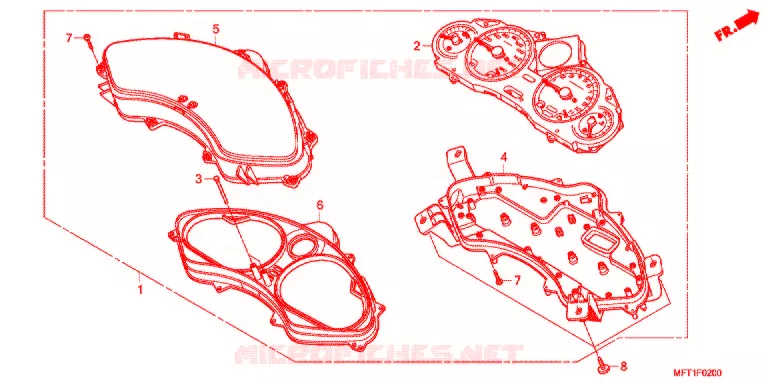 COMPTEUR DE VITESSE Honda SCOOTER 400 SILVERWING 2014  FJS400D9_J