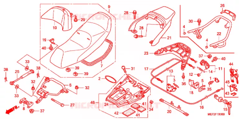 SELLE Honda SCOOTER 400 SILVERWING 2006  FJS400L5