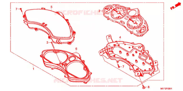 COMPTEUR DE VITESSE (FJS400L9) Honda SCOOTER 400 SILVERWING 2011  FJS400L9_J