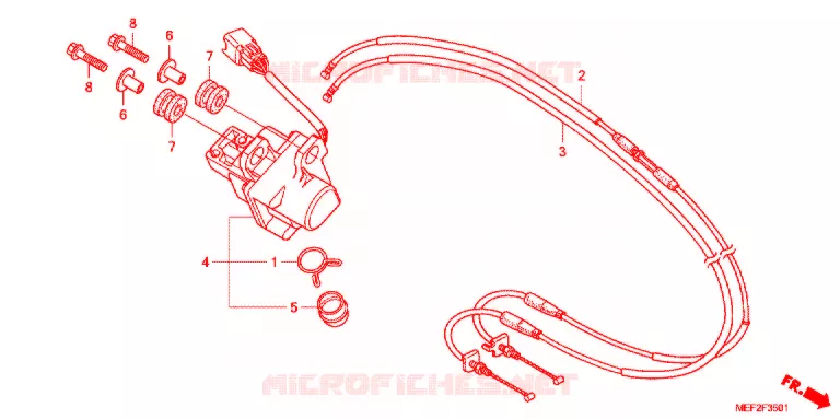 SERVO-MOTEUR (FJS400L9) Honda SCOOTER 400 SILVERWING 2009  FJS400L9_J