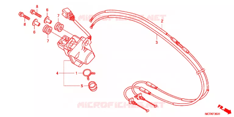 SERVO-MOTEUR (FJS600A/D9) Honda SCOOTER 600 SILVERWING 2015  FJS600D9