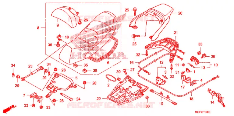 SELLE Honda SCOOTER 600 SILVERWING 2013  FSC600AD