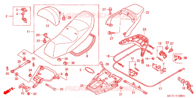SELLE Honda SCOOTER 600 SILVERWING 2003  FSC600D3