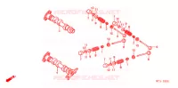 ARBRE A CAMES   SOUPAPE pour Honda SILVER WING 600 de 2005