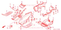 CACHE CENTRAL pour Honda SILVER WING 600 de 2005