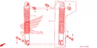 AMORTISSEUR ARRIERE pour Honda SILVER WING 600 de 2007