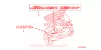 AUTOCOLLANTS pour Honda SILVER WING 600 de 2007