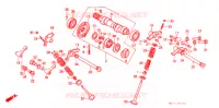 ARBRE A CAMES pour Honda GB 500 CLUBMAN de 1990
