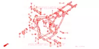 CADRE pour Honda GB 500 CLUBMAN de 1990