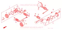 CLIGNOTANT pour Honda GB 500 CLUBMAN de 1990
