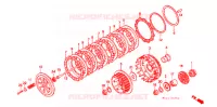 EMBRAYAGE pour Honda GB 500 CLUBMAN de 1990