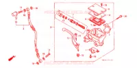 MAITRE CYLINDRE DE FREIN AVANT pour Honda GB 500 CLUBMAN de 1990
