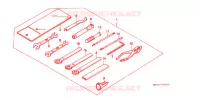 OUTIL pour Honda GB 500 CLUBMAN de 1990