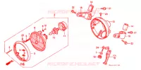 PHARE pour Honda GB 500 CLUBMAN de 1990