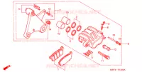 ETRIER DE FREIN ARRIERE pour Honda VALKYRIE 1500 F6C INTERSTATE de 2000